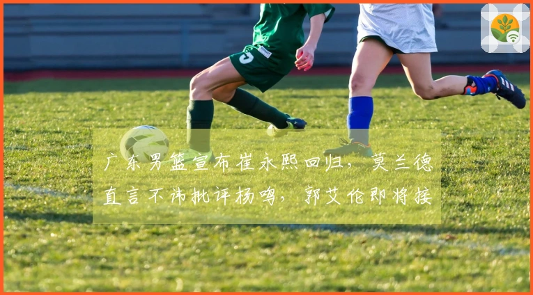 广东男篮宣布崔永熙回归，莫兰德直言不讳批评杨鸣，郭艾伦即将接受手术